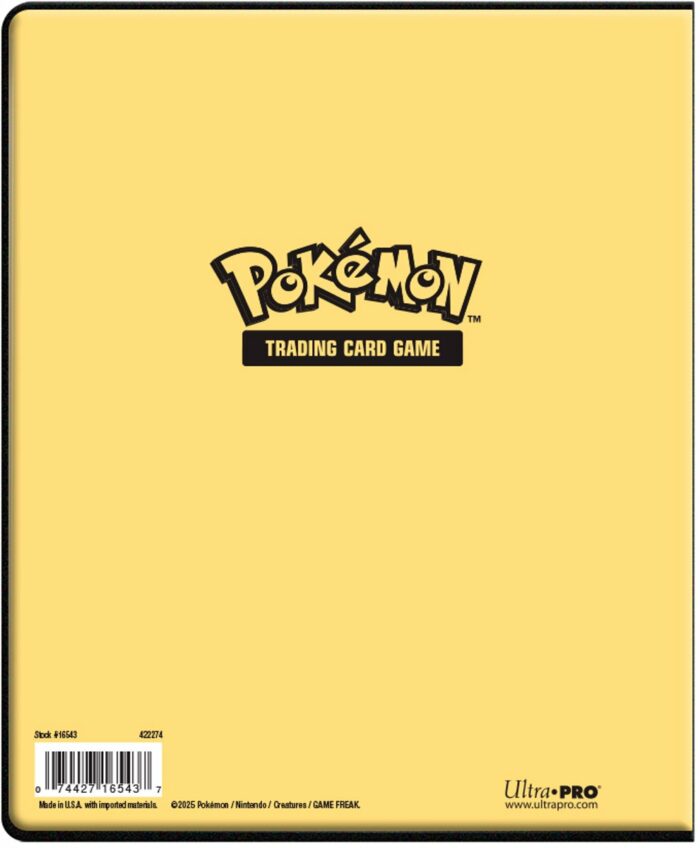 Ultra Pro - Pokémon TCG - Pikachu 4-Pocket Portfolio - UK - Afbeelding 3