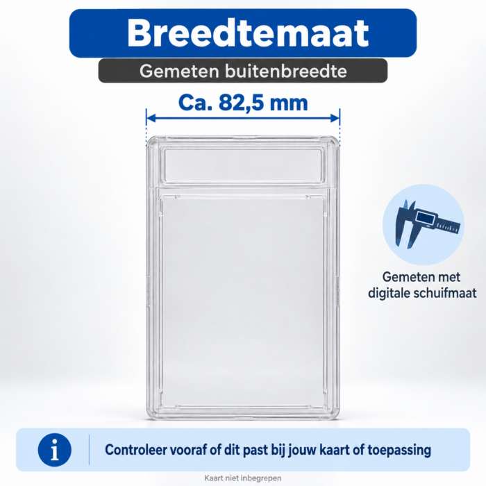 NorthSea SlabGuard 35PT – Trading Card Slab Protector – Transparante Kaarthouder - Afbeelding 5