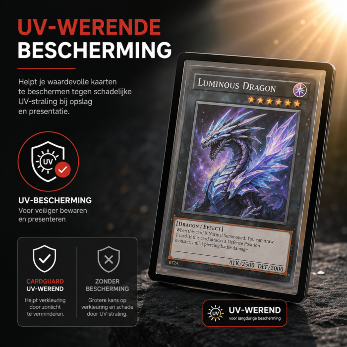 NorthSea CardGuard Black 35PT – 25x 3x4 Inch TCG Toploaders – Zwarte Kaartbeschermers voor Pokémon & Trading Cards - Afbeelding 6