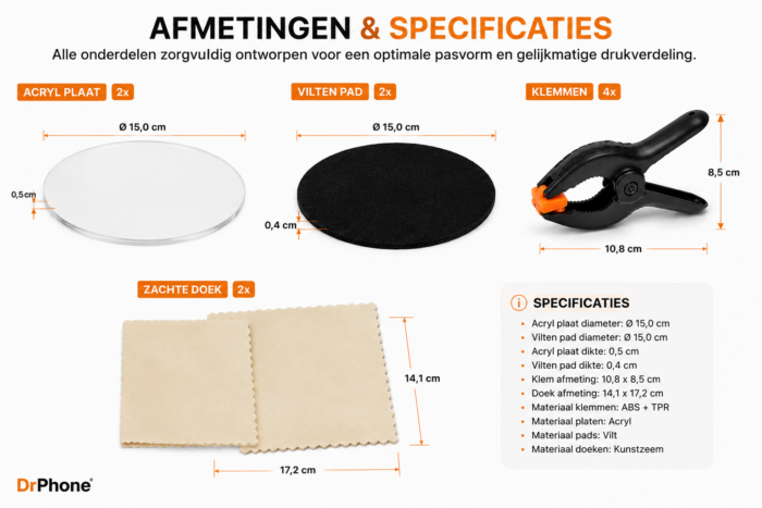 NorthSea CardRestore Slim – 10-delige TCG Card Flattening & Onderhoudsset – Acryl Persplaten met Klemmen – Voor Trading Cards en Verzamelkaarten - Afbeelding 7