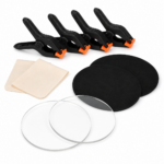 NorthSea CardRestore Slim – 10-delige TCG Card Flattening & Onderhoudsset – Acryl Persplaten met Klemmen – Voor Trading Cards en Verzamelkaarten