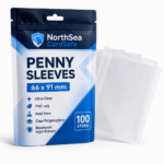NorthSea CardSafe TCG Sleeves 100 Stuks – 66x91mm Penny Sleeves – Ultra Clear Trading Card Beschermhoesjes