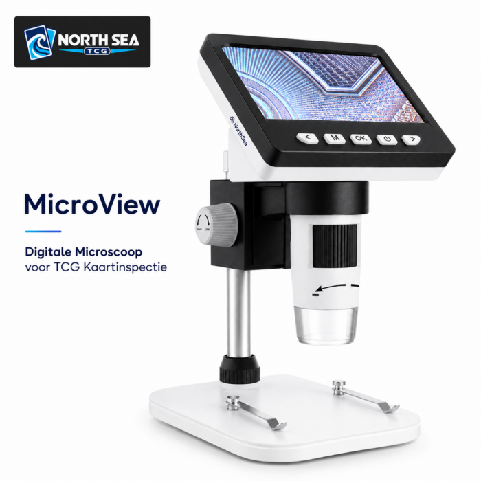 NorthSea MicroView – Digitale Microscoop voor TCG Kaartinspectie – 1000x – 1080P – 4,3 inch LCD – 8 LED - Afbeelding 2