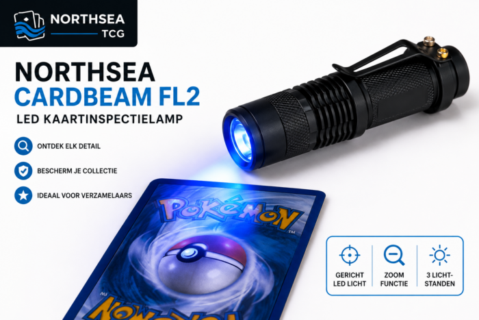 NorthSea CardBeam FL2 – LED Kaartinspectielamp voor Trading Cards – Zoom – 3 Lichtstanden – Compact - Afbeelding 2