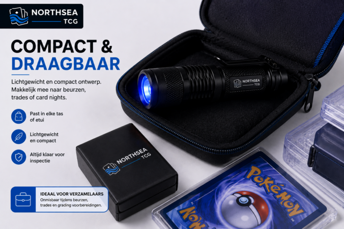 NorthSea CardBeam FL2 – LED Kaartinspectielamp voor Trading Cards – Zoom – 3 Lichtstanden – Compact - Afbeelding 8