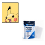 Ultra PRO Pikachu 4-Pocket Portfolio + NorthSea CardSafe Penny Sleeves 66 × 91 mm