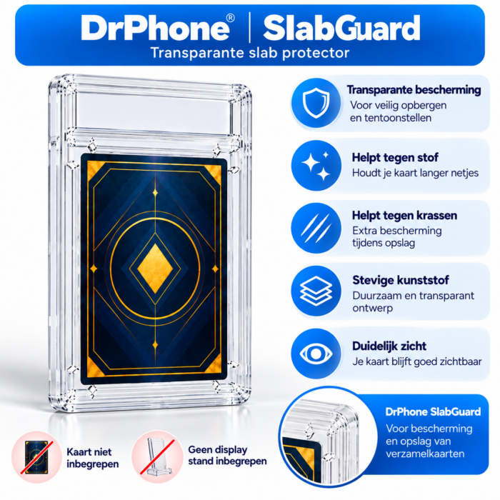 NorthSea SlabGuard 35PT – Trading Card Slab Protector – Transparante Kaarthouder - Afbeelding 2