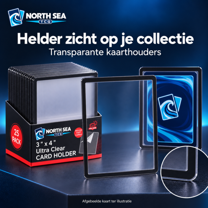 NorthSea CardGuard Black 35PT – 25x 3x4 Inch TCG Toploaders – Zwarte Kaartbeschermers voor Pokémon & Trading Cards - Afbeelding 3