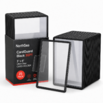 NorthSea CardGuard Black 35PT – 25x 3x4 Inch TCG Toploaders – Zwarte Kaartbeschermers voor Pokémon & Trading Cards