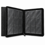 NorthSeaTCG ToploaderVault 252 – Toploader Binder met Ritssluiting – 252 Vakken – PU-Leder – Zwart