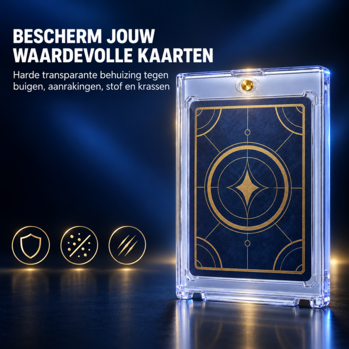 NorthSeaTCG CardLock 35 – Magnetische Kaarthouder 35PT – Transparante Trading Card Beschermcase - Afbeelding 2