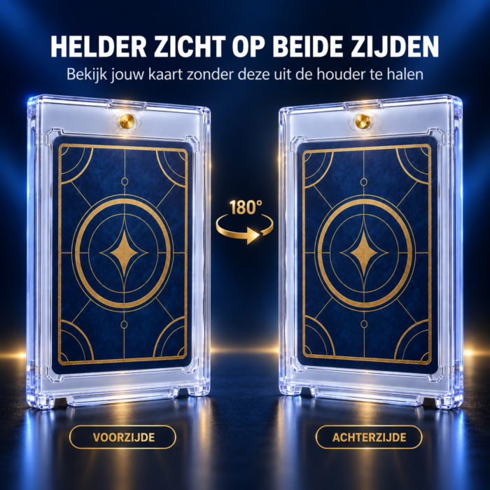 NorthSeaTCG CardLock 35 – Magnetische Kaarthouder 35PT – Transparante Trading Card Beschermcase - Afbeelding 6