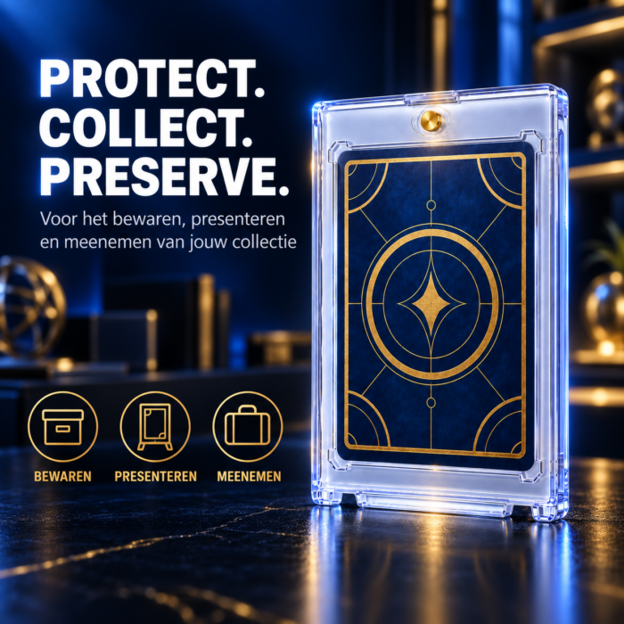 NorthSeaTCG CardLock 35 – Magnetische Kaarthouder 35PT – Transparante Trading Card Beschermcase - Afbeelding 8