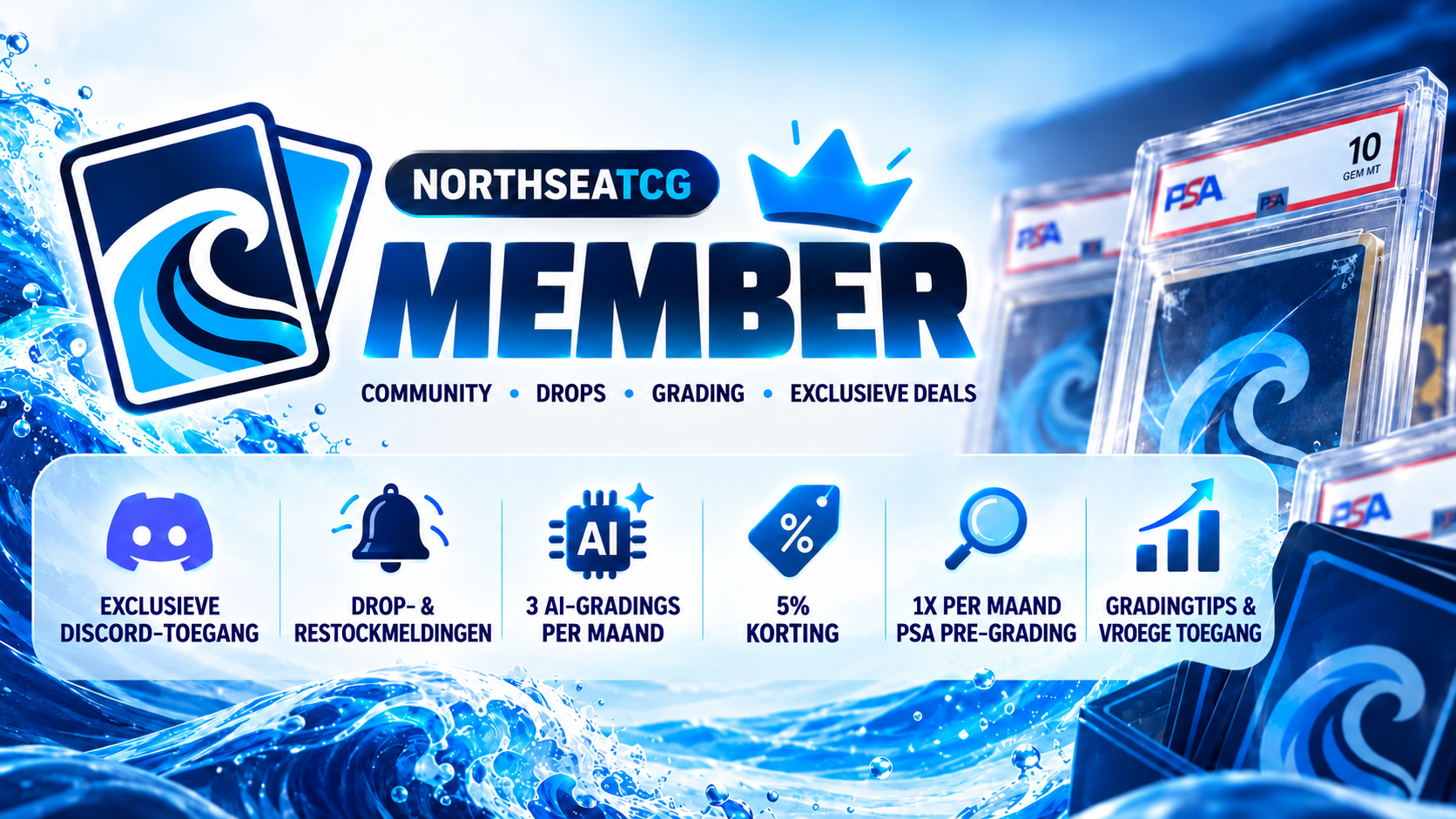 NorthSeaTCG Member voordelen en Discord-toegang